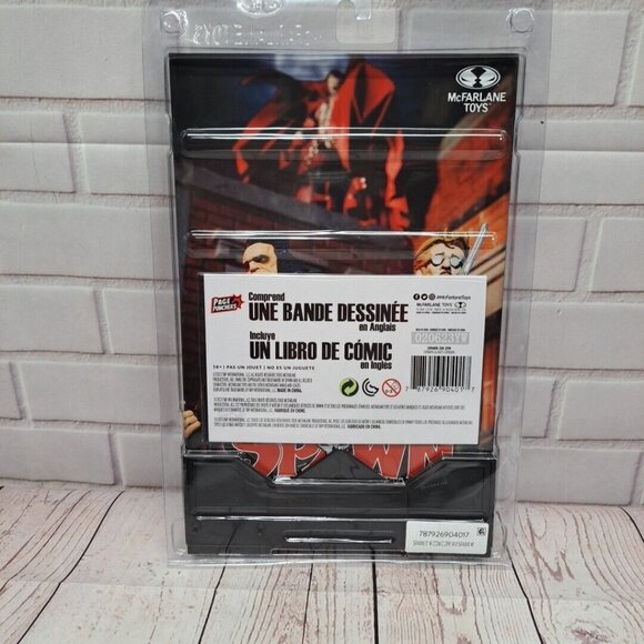 Spawn & Anti-Spawn 3" Action Figures With Comic Book McFarlane Toys - Picture 4 of 6